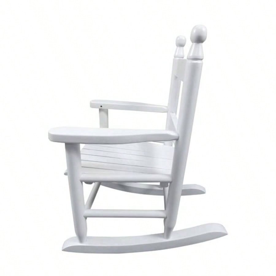 Children39; s rocking white chair - Indoor or Outdoor - Suitable kids - Durable