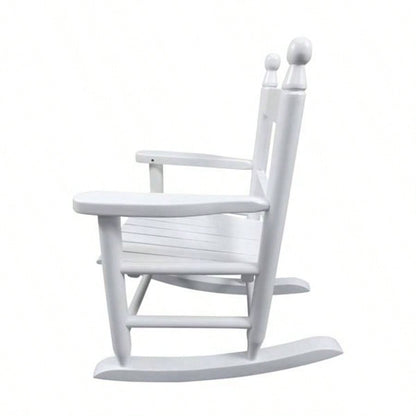 Children39; s rocking white chair - Indoor or Outdoor - Suitable kids - Durable