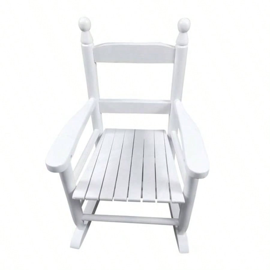 Children39; s rocking white chair - Indoor or Outdoor - Suitable kids - Durable