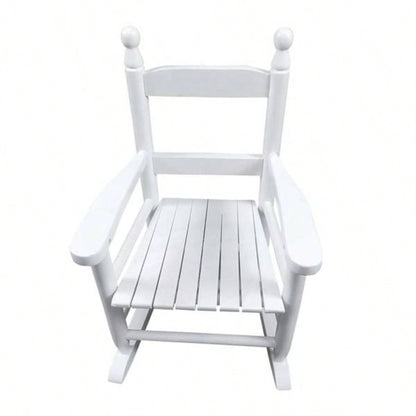 Children39; s rocking white chair - Indoor or Outdoor - Suitable kids - Durable