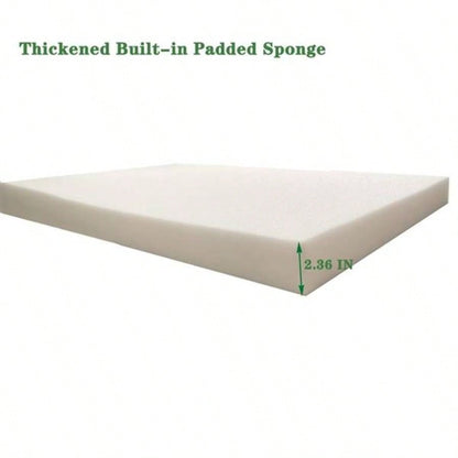 2PCS Set Outdoor Lounge Chair Cushion Patio Funiture Cushion Chaise Lounge Cushion