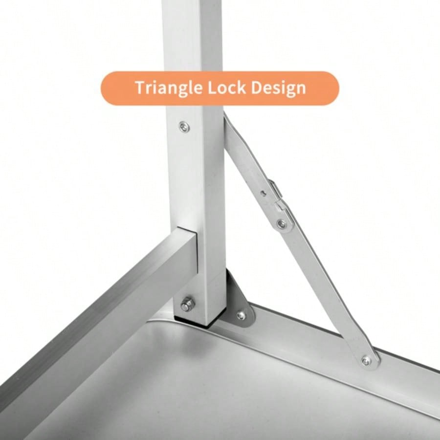 Portable Folding Bar Table with Shelf, Tradeshow Podium Table with Black Skirt and Carrying Bag, Indoor Outdoor Party Picnic Exhibition, Black