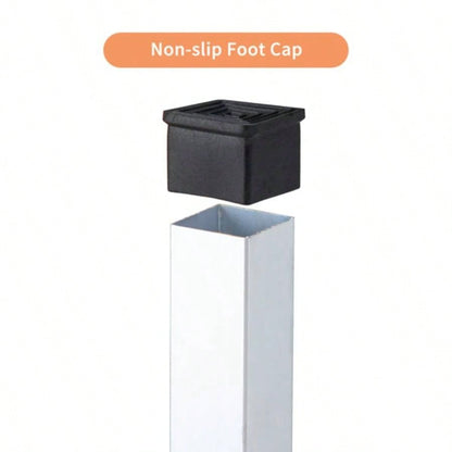 Portable Folding Bar Table with Shelf, Tradeshow Podium Table with Black Skirt and Carrying Bag, Indoor Outdoor Party Picnic Exhibition, Black