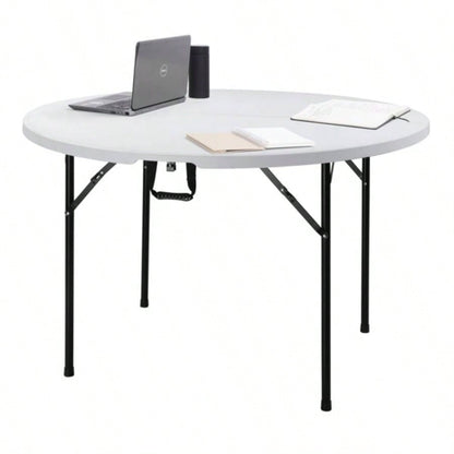 Replace 9451573748inch Round Folding Table Outdoor Folding Utility Table White