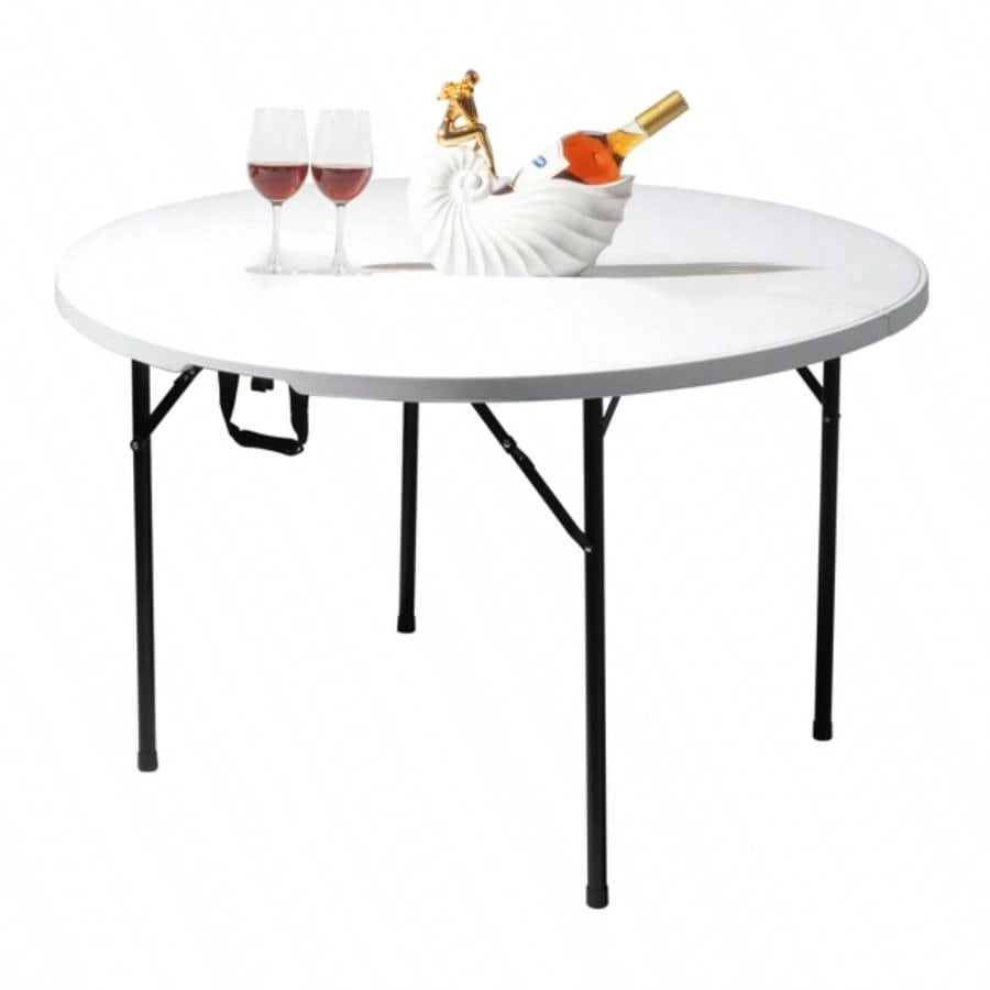 Replace 9451573748inch Round Folding Table Outdoor Folding Utility Table White