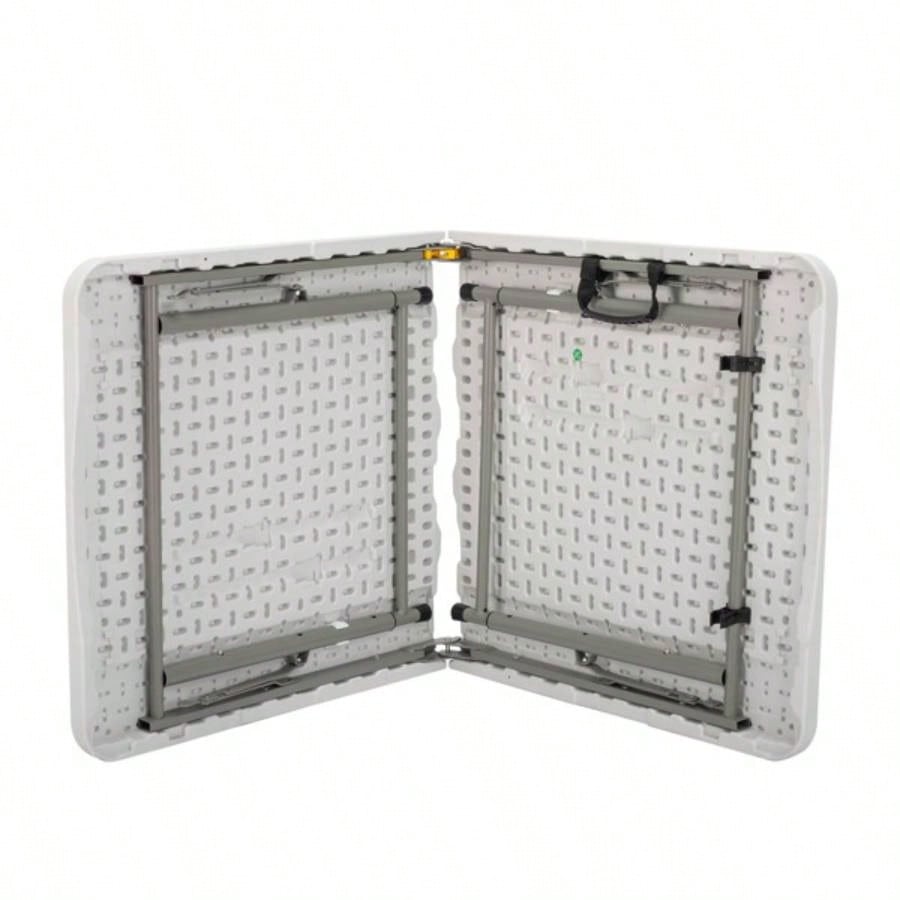 4ft Foldable Lift Patio Plastic Table White