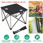 Compact Foldable Outdoor Side Table - No - Setup, - Resistant 600D Fabric, Steel X Holds 44 lbs, Includes Carry Bag Drink Holders, Camping, BBQ, Fishing, Backyard