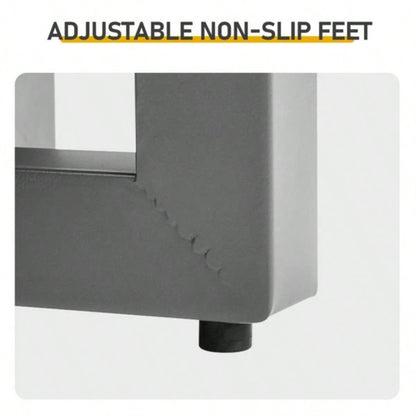 Outdoor Metal Round Table, Weather Resistant Patio End Table Side Table Coffee Bistro Table Indoor Outdoor,