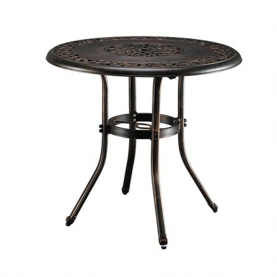 32*32*29 Outdoor Cast Aluminum Round Dining Table