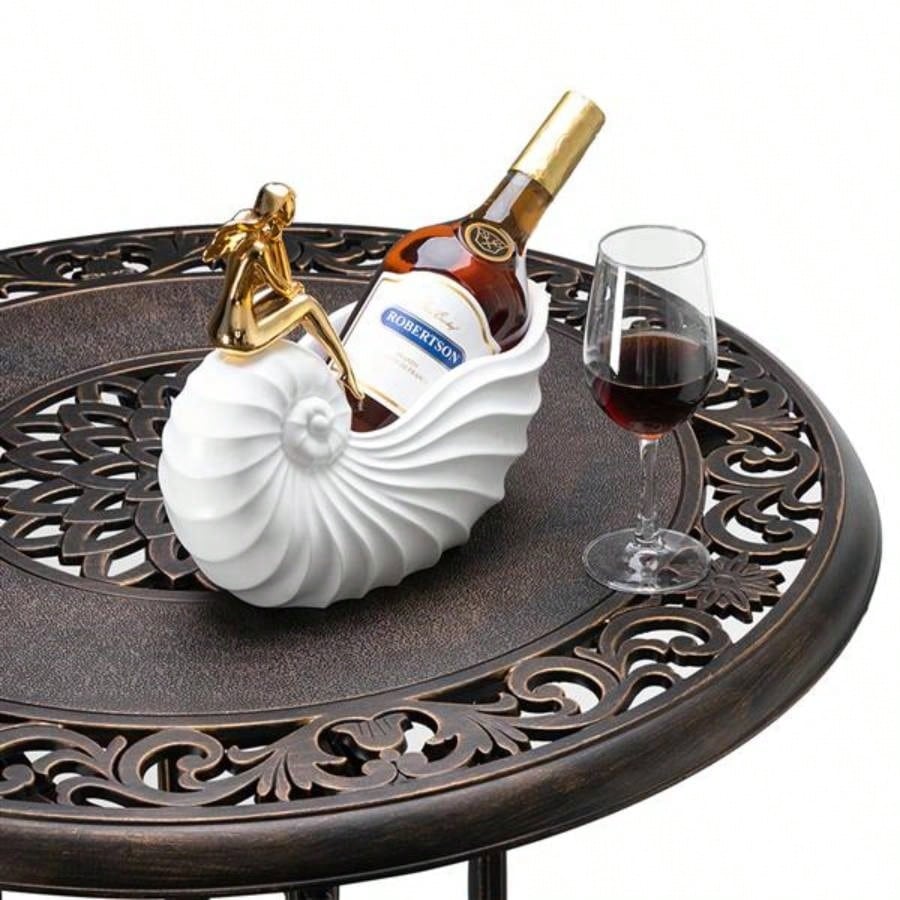 32*32*29 Outdoor Cast Aluminum Round Dining Table