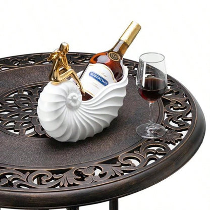 32*32*29 Outdoor Cast Aluminum Round Dining Table