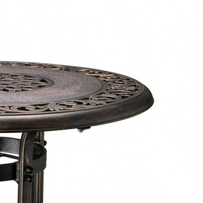 32*32*29 Outdoor Cast Aluminum Round Dining Table