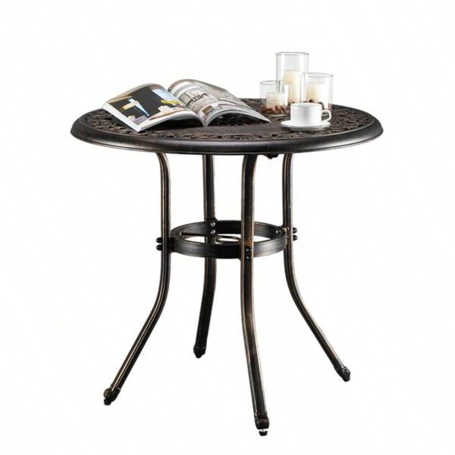 32*32*29 Outdoor Cast Aluminum Round Dining Table