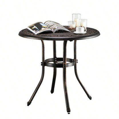 32*32*29 Outdoor Cast Aluminum Round Dining Table