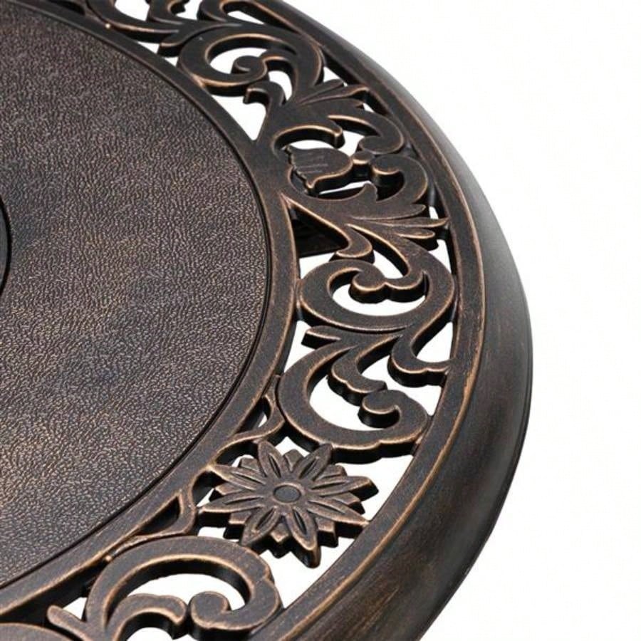 32*32*29 Outdoor Cast Aluminum Round Dining Table