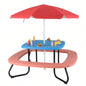 Kids Picnic Table Outdoor Activity Table With