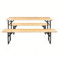 Replace 28819587Picnic Combo 3PCS Set, 5.8FT Wood Table and Set