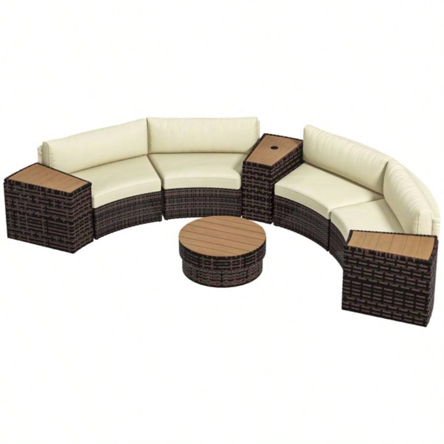 Pieces Patio Furniture Set