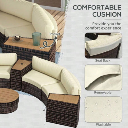 Pieces Patio Furniture Set