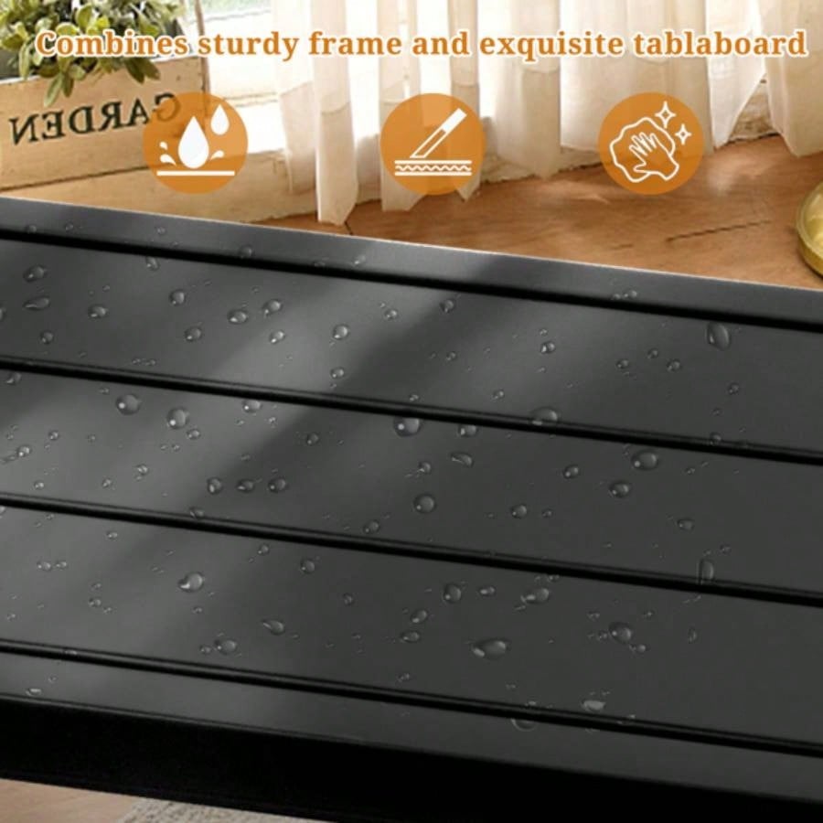 Replace 8504052740in Iron With Adjustment Knob Patio Bar Table Black