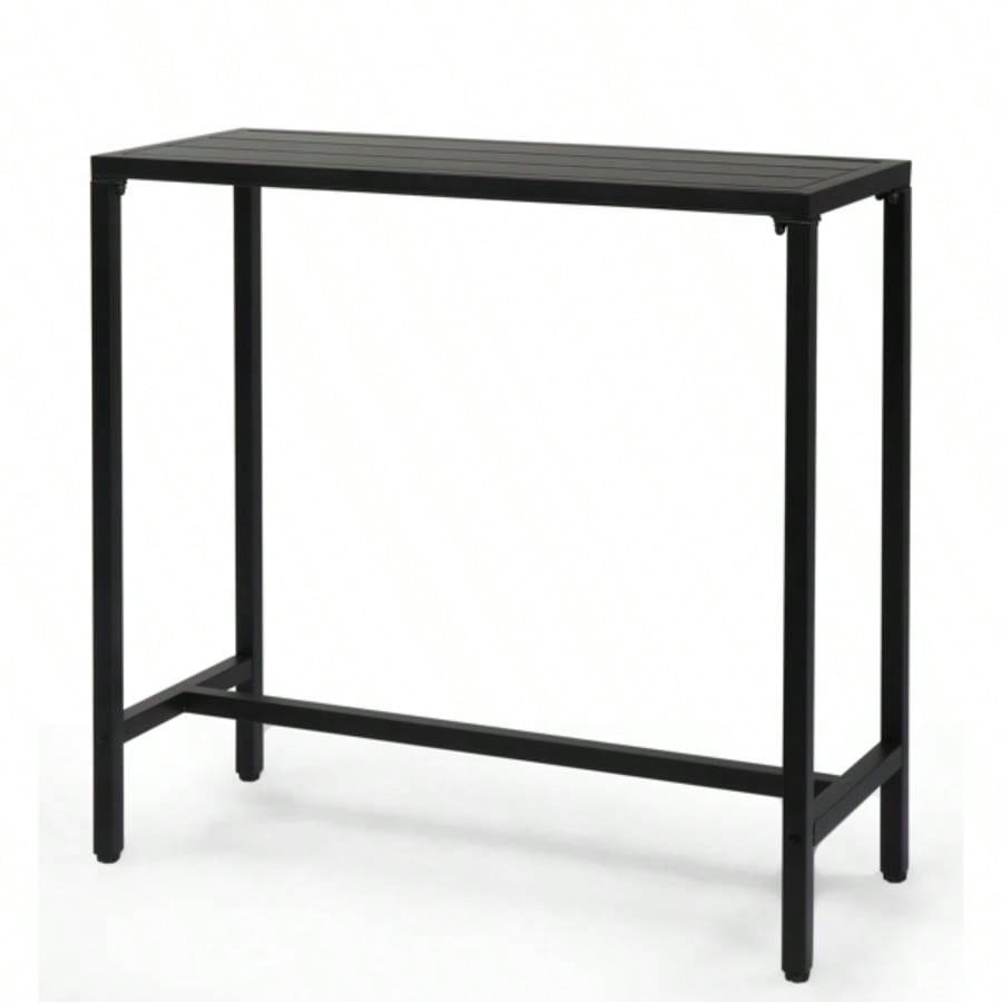 Replace 8504052740in Iron With Adjustment Knob Patio Bar Table Black