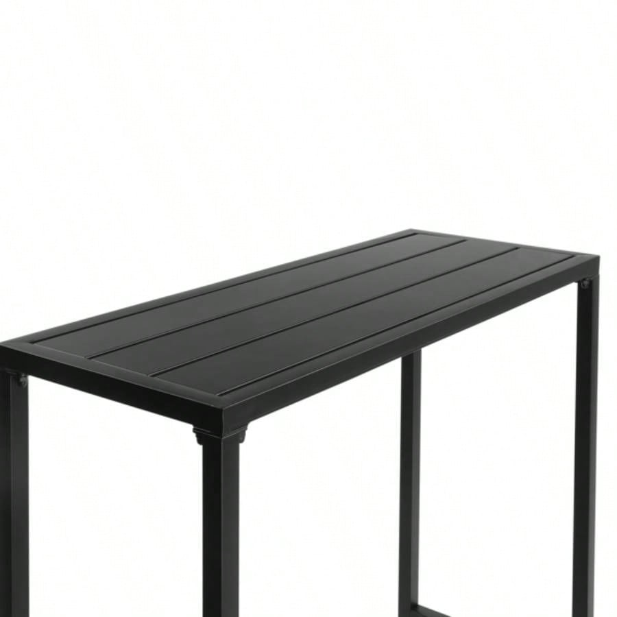 Replace 8504052740in Iron With Adjustment Knob Patio Bar Table Black