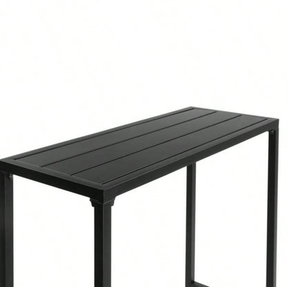 Replace 8504052740in Iron With Adjustment Knob Patio Bar Table Black