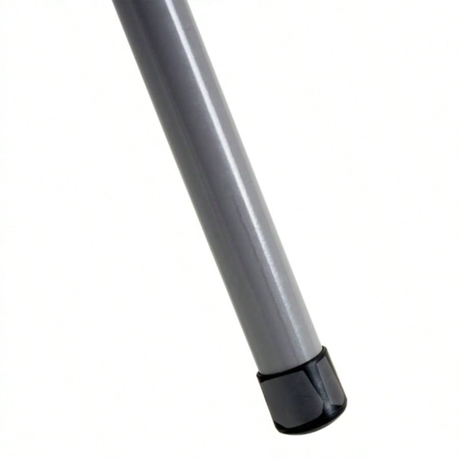 6pcs Elegant Foldable Iron PVC Chairs Convention Exhibition Gray