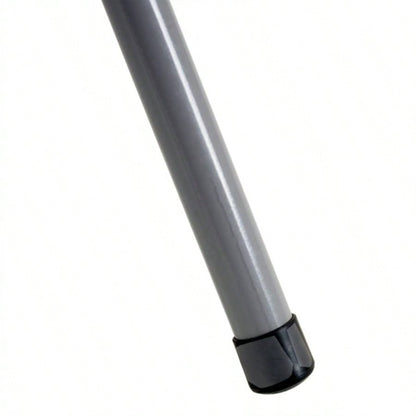 6pcs Elegant Foldable Iron PVC Chairs Convention Exhibition Gray