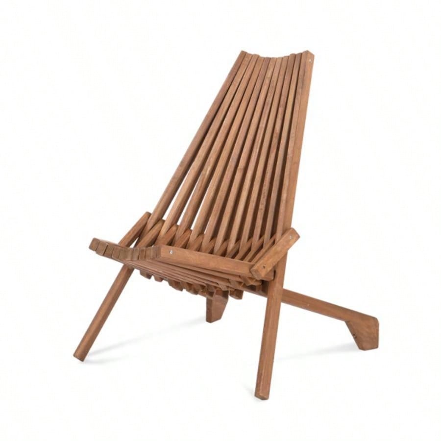 Replace 66876605Wood Folding Chair Outdoor, Low Profile Acacia Wood Lounge Chair Balcony Porch Backyard Patio Lawn Garden