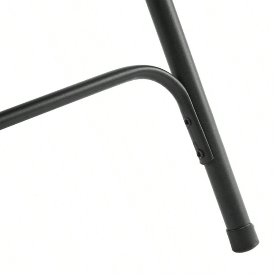 4 Pack Metal Folding Chairs with Padded and Back, Home and Office, Indoor and Outdoor Events Party Wedding, Black