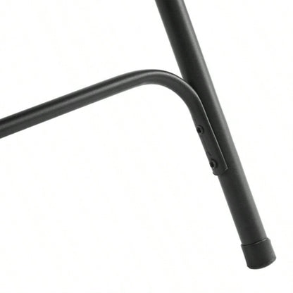 4 Pack Metal Folding Chairs with Padded and Back, Home and Office, Indoor and Outdoor Events Party Wedding, Black