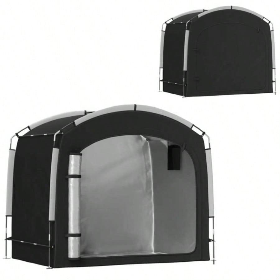 Black Bike Storage Shed Tent 3 - 4 Bicycles