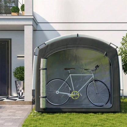 Black Bike Storage Shed Tent 3 - 4 Bicycles