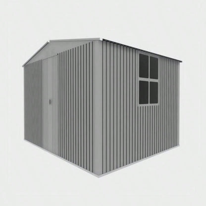 New Outdoor Storage Shed has two Functions: Metal shed and Firewood Shed 11ftx13ft,