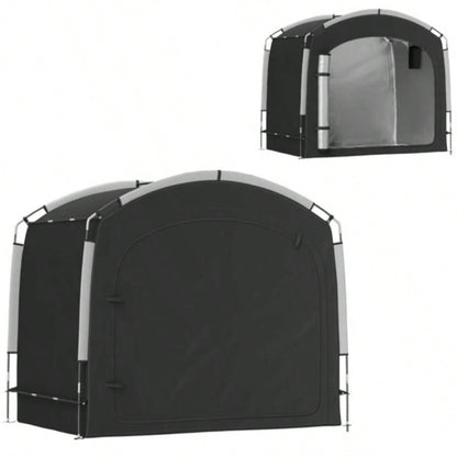 Black Bike Storage Shed Tent 3 - 4 Bicycles