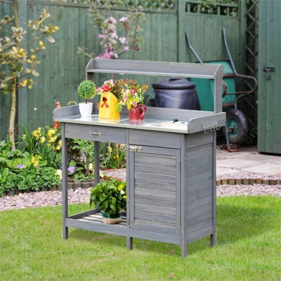 Garden Work Open Shelf Storage