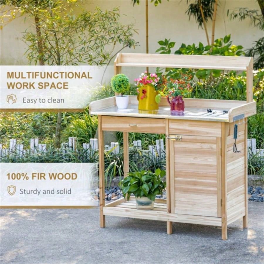 Garden Work Open Shelf Storage