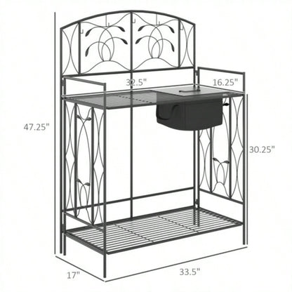 Garden Work Open Shelf Storage