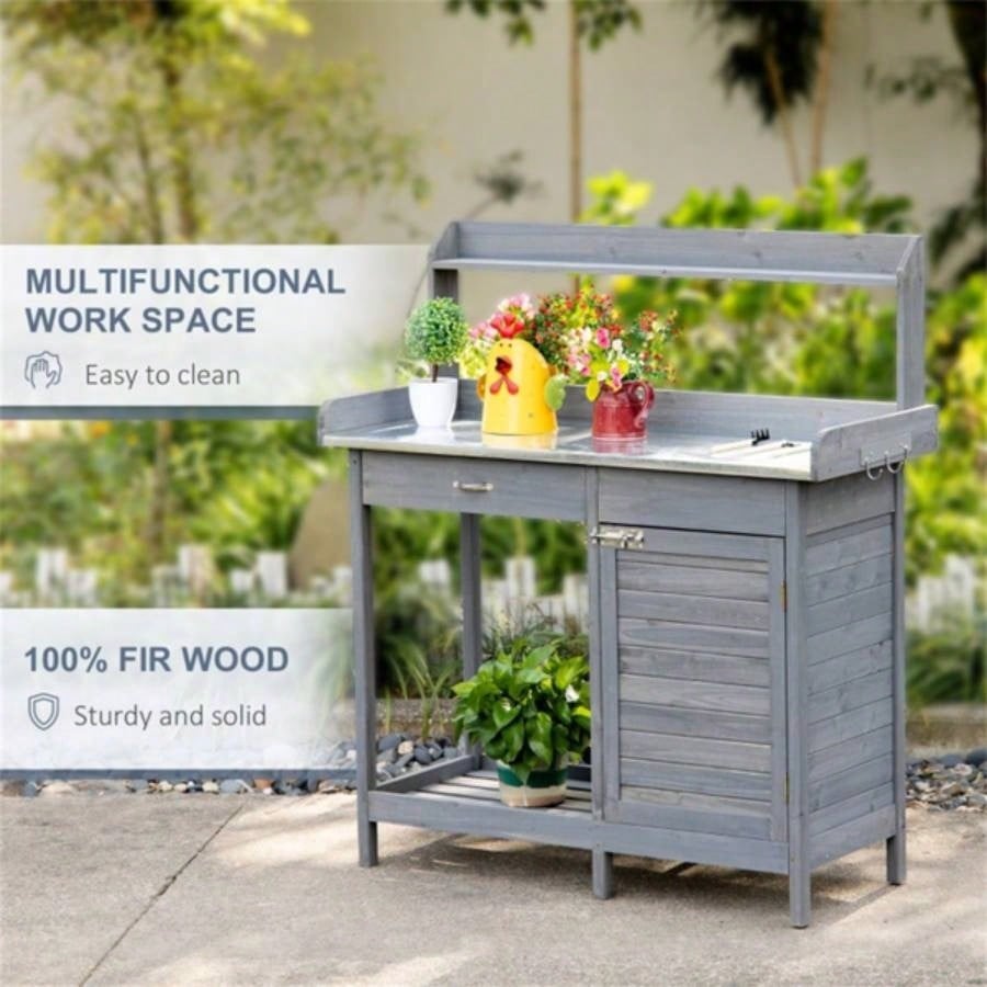 Garden Work Open Shelf Storage