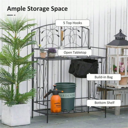 Garden Work Open Shelf Storage