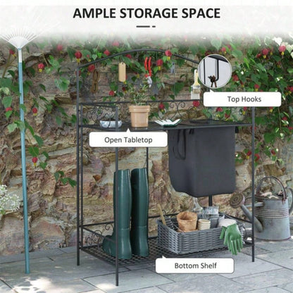 Garden Work Open Shelf Storage