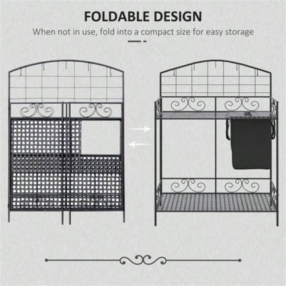 Garden Work Open Shelf Storage