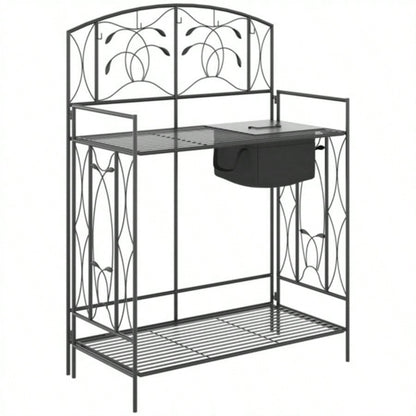 Garden Work Open Shelf Storage