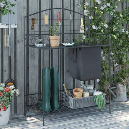 Garden Work Open Shelf Storage