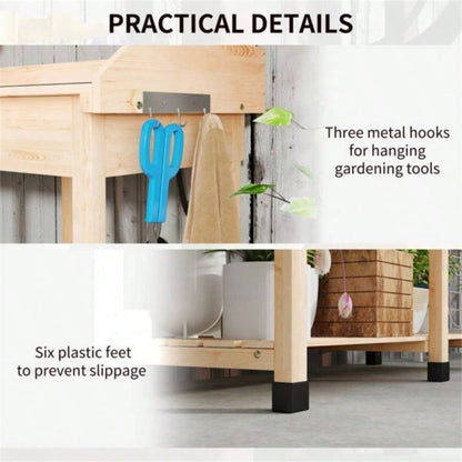 Garden Work Open Shelf Storage