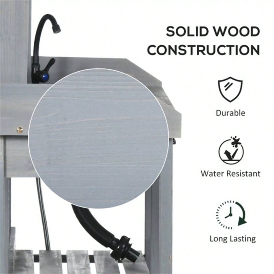 Garden Work Open Shelf Storage