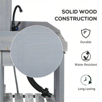 Garden Work Open Shelf Storage