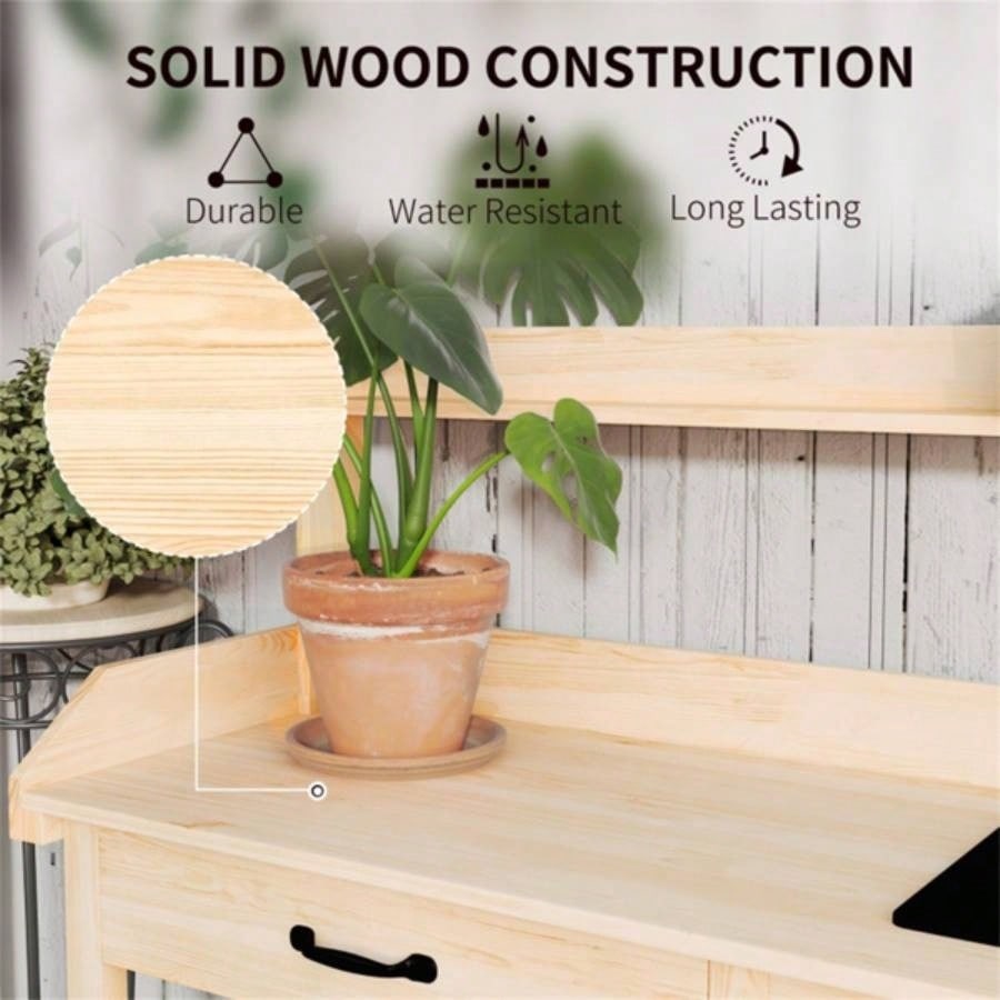 Garden Work Open Shelf Storage