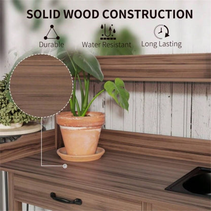 Garden Work Open Shelf Storage